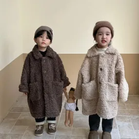 Faux Fur Teddy Long Coat