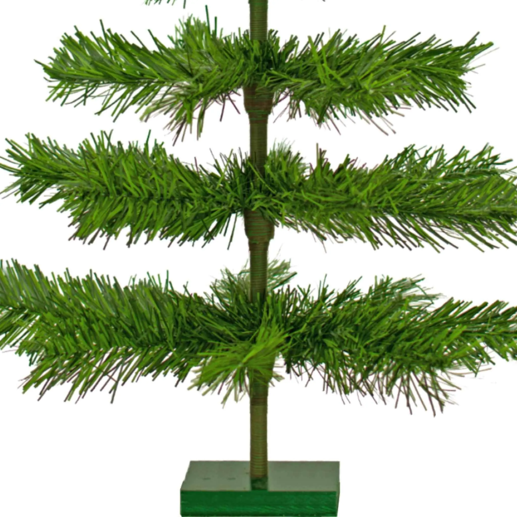 Alpine Green Tinsel Christmas Tree