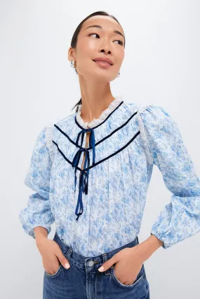 Blue Rose Colette Top