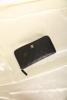 Chanel Caviar Quilted Wallet