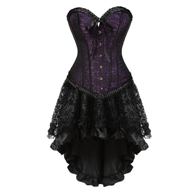 Corset Dress Drag Crisalide (3 Colors)