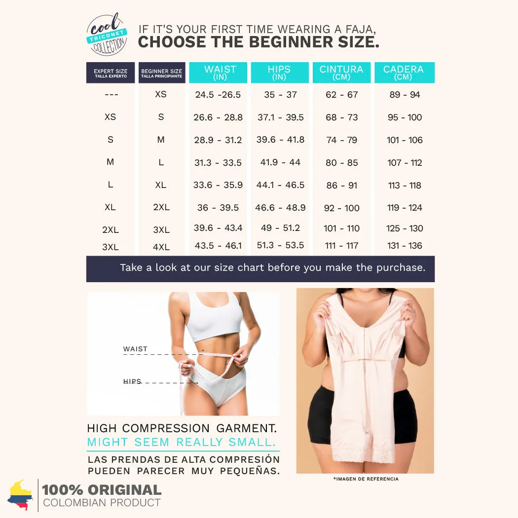 Daily Use Faja with Medium compression & Built-in Bra Sonryse TR86BF