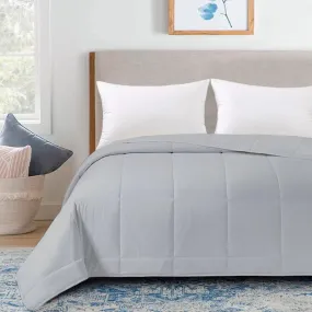 Down Alternative Comforter Full XL Size - All Season Comforter Full XL- 1 PC Comforter For Full XL Size Bed - Perfect For Sensitive Skin - Soft & Warm Down Alternative Microfiber Comforter(Light Grey)