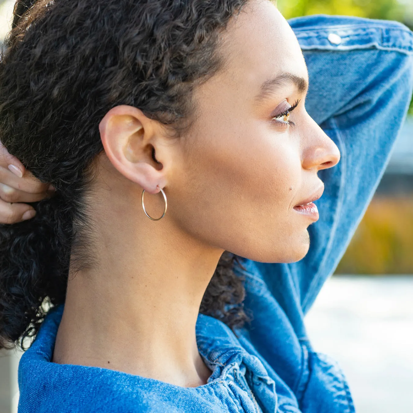 Featherweight Hoop Earrings - Gold-Filled