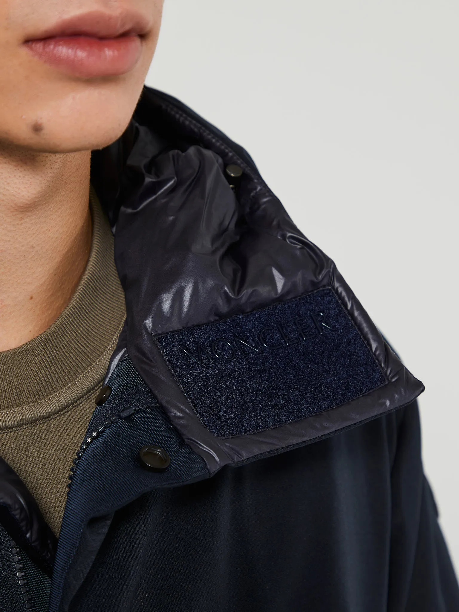 Fowey Reversible Down Jacket in Night Blue