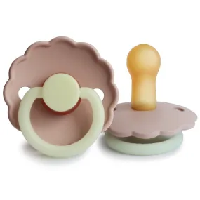 FRIGG Daisy Natural Night Rubber Pacifier (Blush)