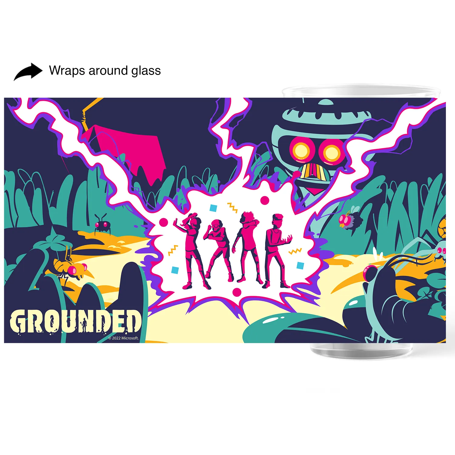 Grounded Zap Zap Pint Glass