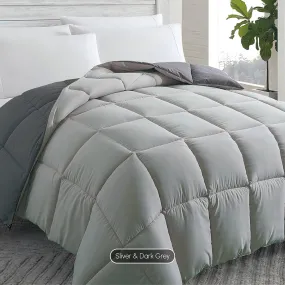 Intero All Season Reversible Comforter - Cream & Pink