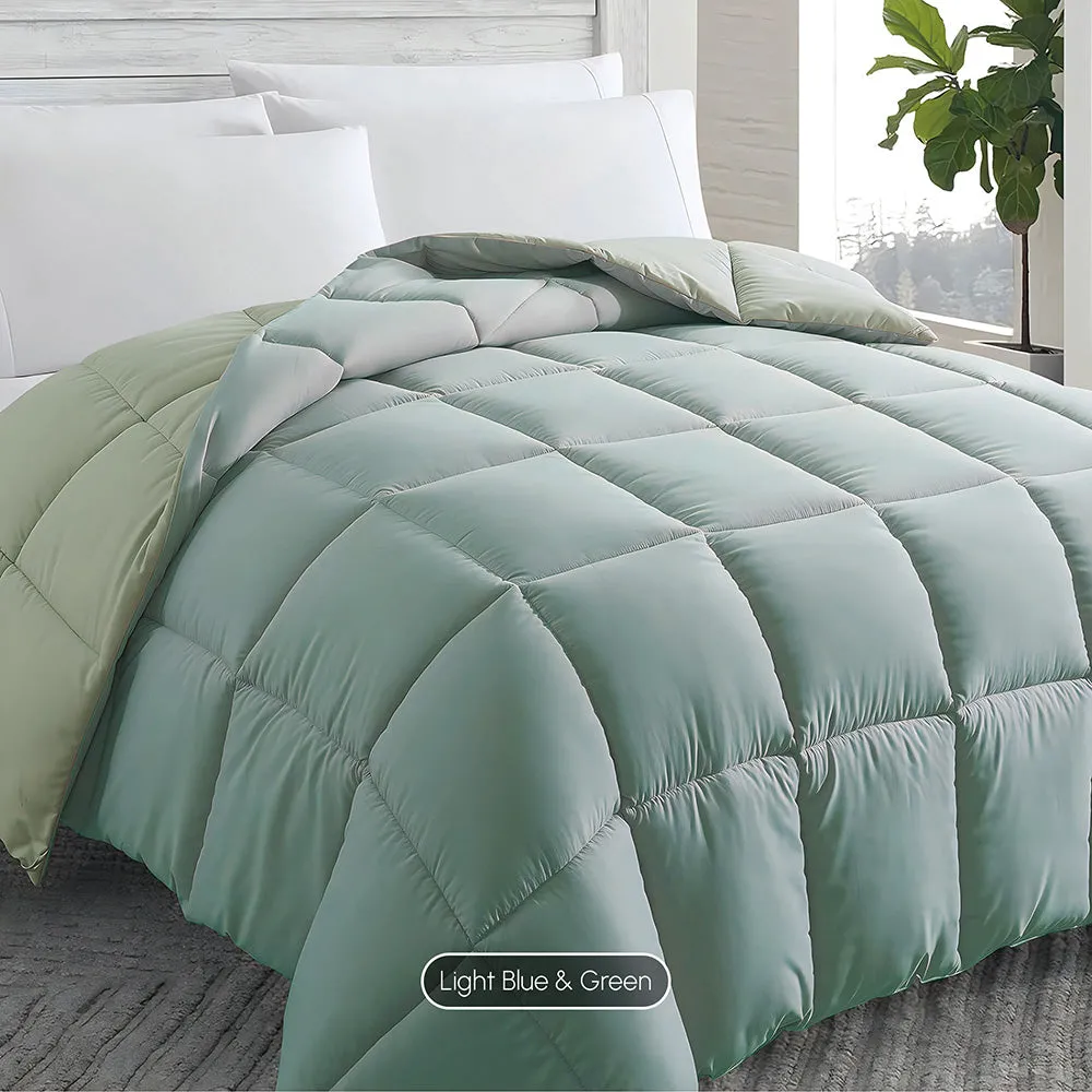 Intero All Season Reversible Comforter - Cream & Pink