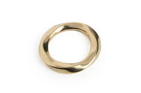 Japan Brass - Twister Round Ring (Solid Brass)