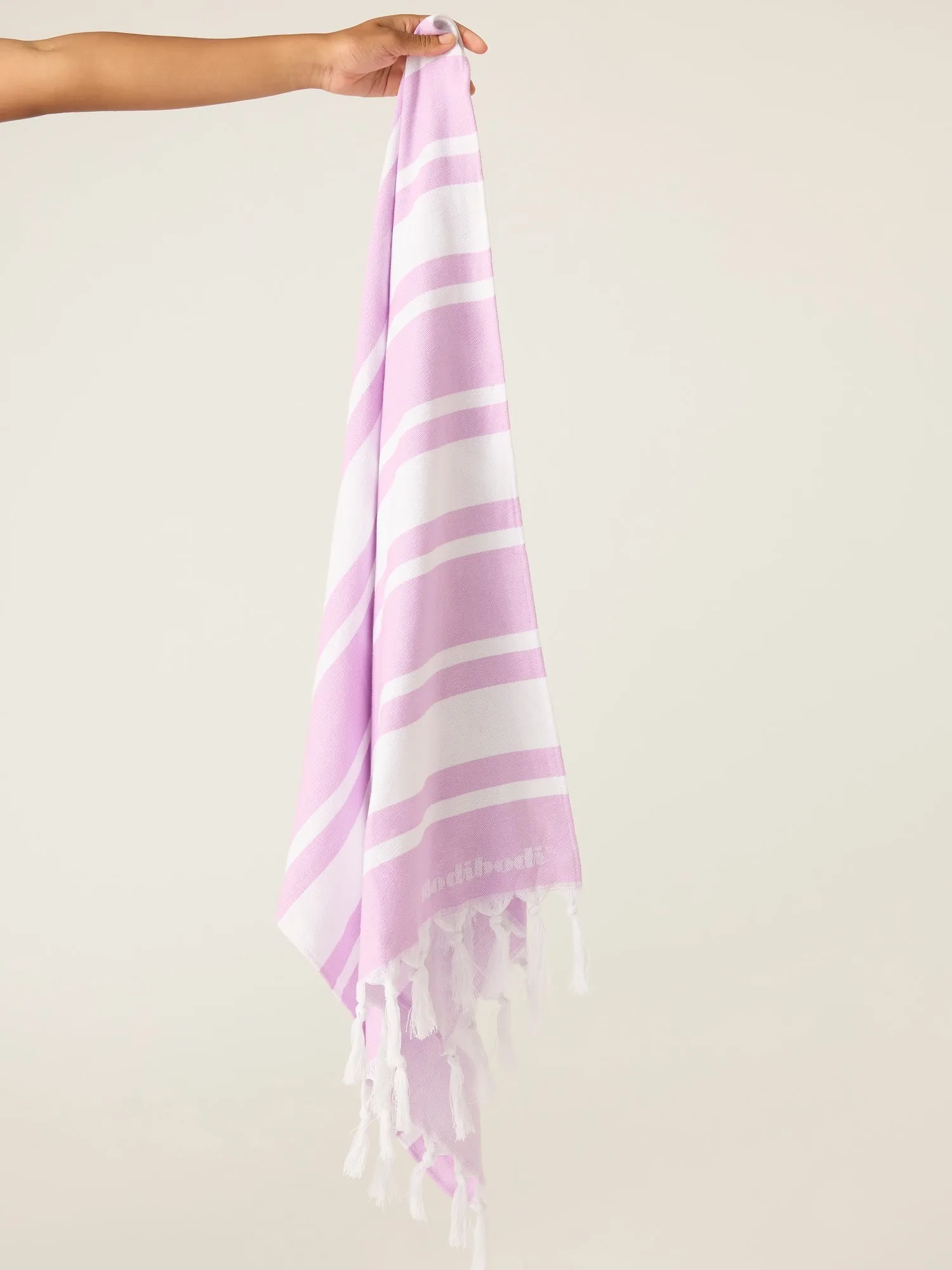 Organic Cotton Beach Towel Lilac