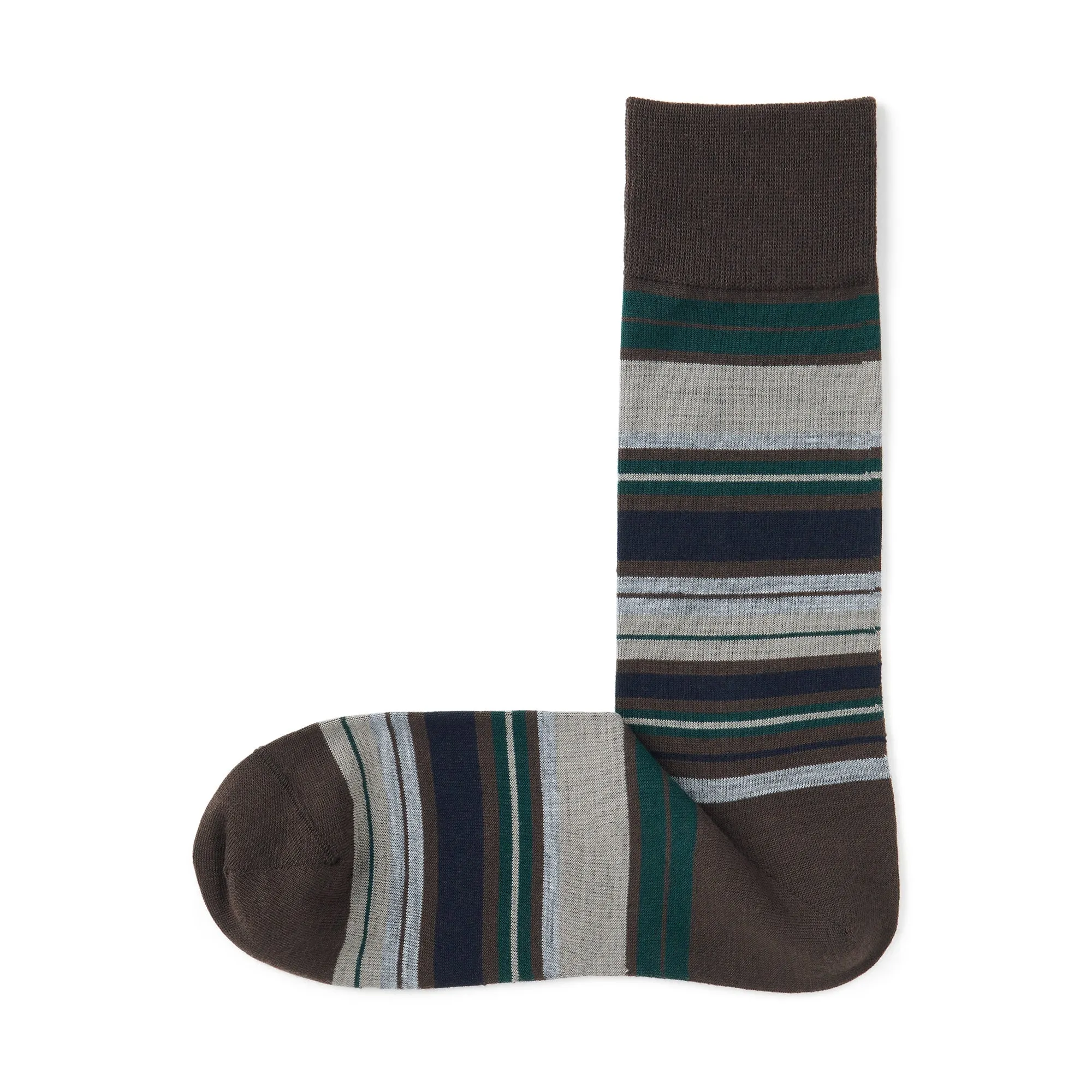 Right Angle Lustrous Wool Mix Thin Socks