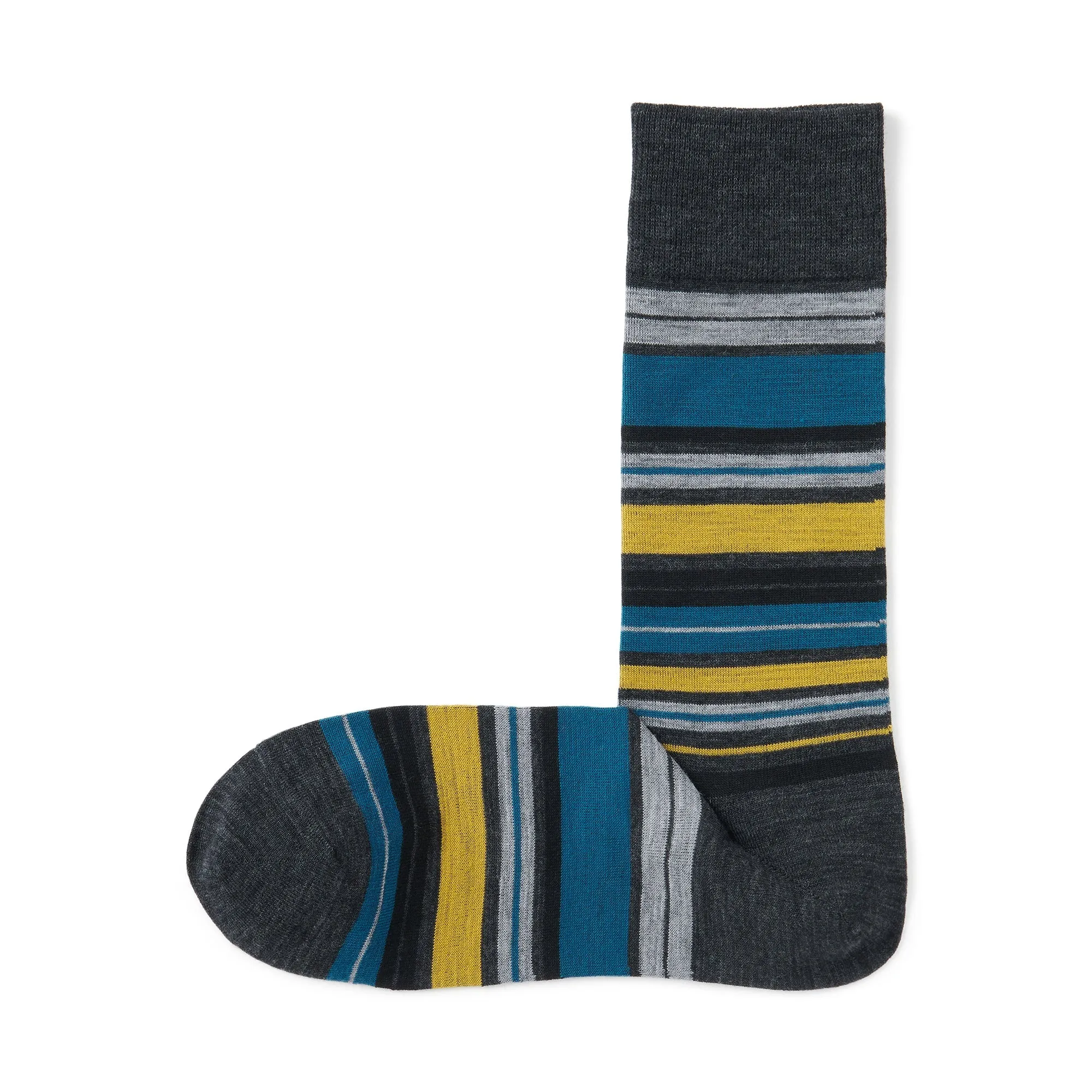 Right Angle Lustrous Wool Mix Thin Socks