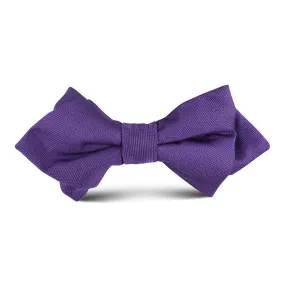 Royal Purple Kids Diamond Bow Tie