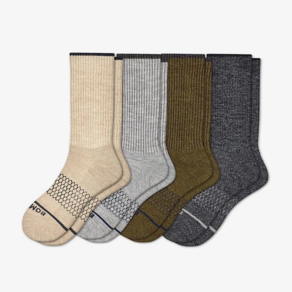 Women's Merino Wool Calf Sock 4-Pack